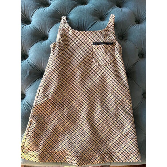 Zara Plaid Jumper Dress - Size 7 Girls - Picture 1 of 3